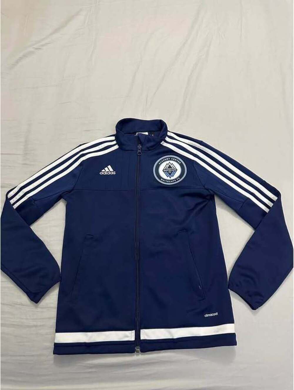Adidas Vancouver Whitecaps FC Academy Centre Track Jacket Kids Size Small/Medium